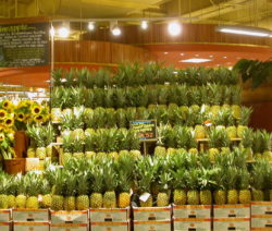 Wand Aus Ananas