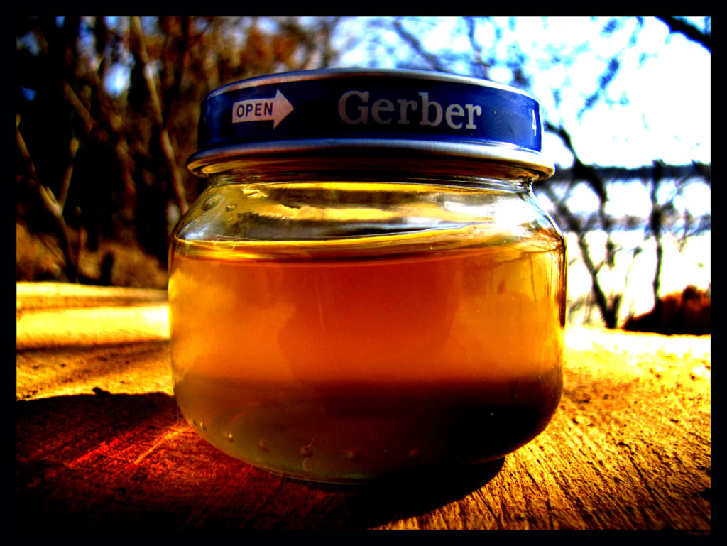 Urin Probe in Glas