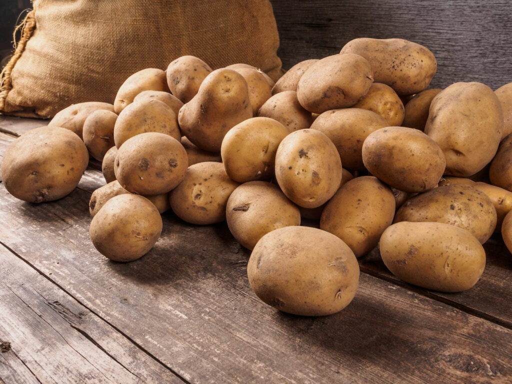 Kartoffeln mit Sack