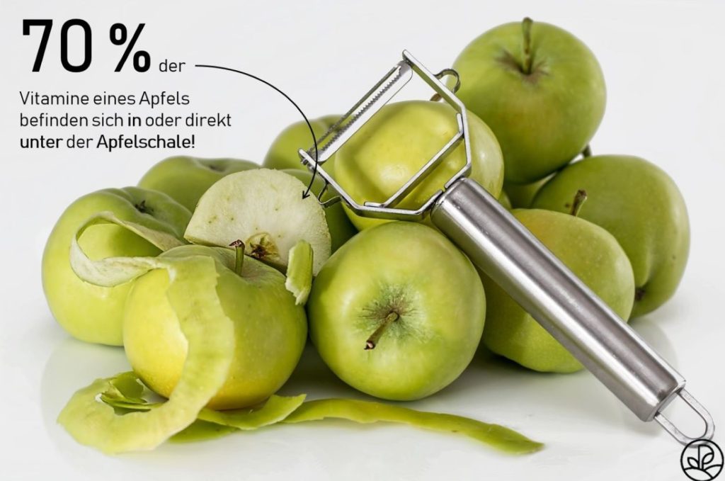 Apfel Schale Vitamin