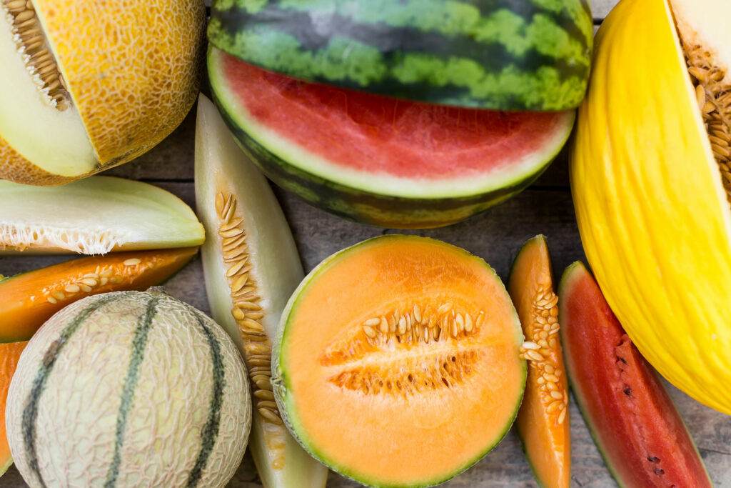 Verschiedene Melonensorten