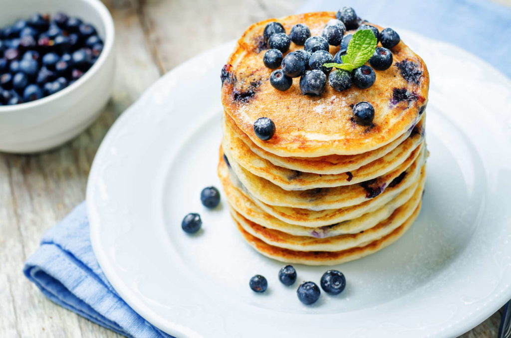 Blaubeer Pancakes