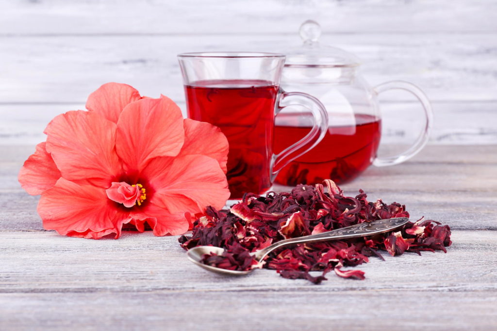 Tee aus Hibiskus