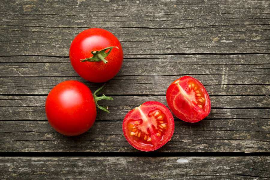 Tomatensorte Matina geerntet