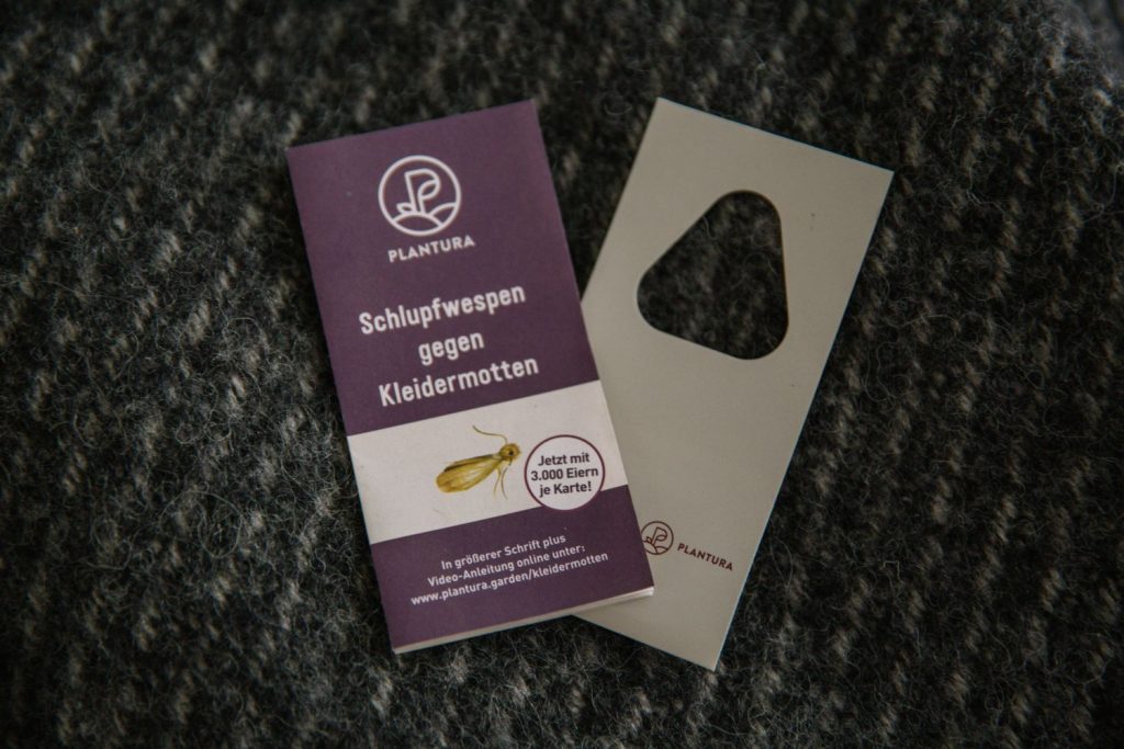 Plantura Schlupfwespen Karte im Auto