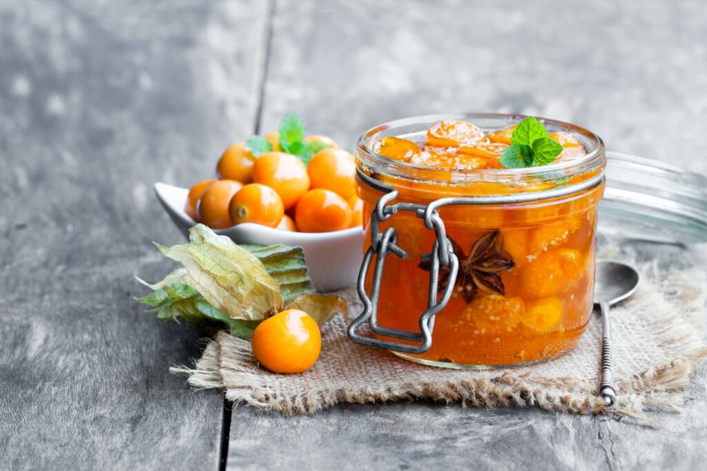 Marmelde aus Physalis Pruinosa