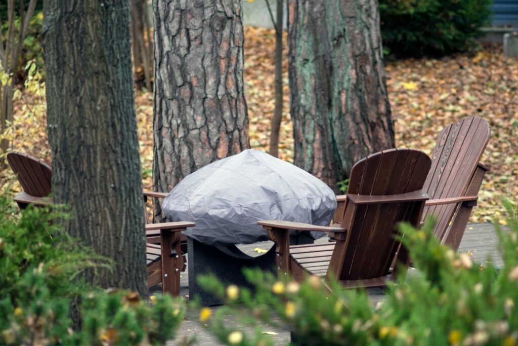 Winterschutz der Gartenmöbel
