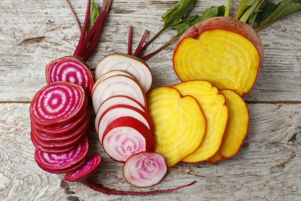 Ringelbete in verschiedenen Farben