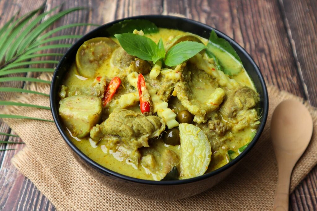 Zubereitung von Thai-Aubergine