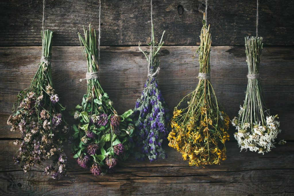Blumensträuße trocknen lassen