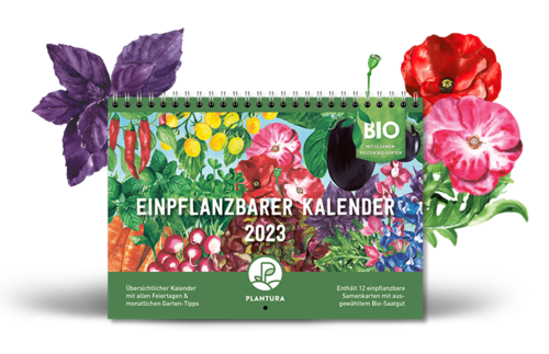 Einpflanzbarer Kalender 2023