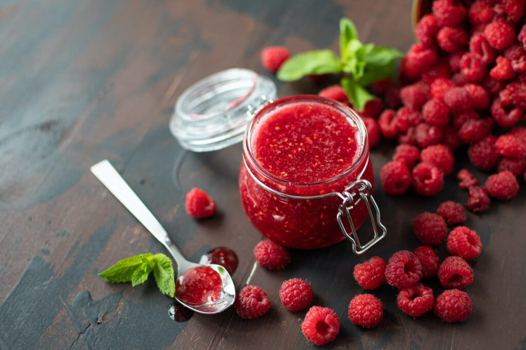 Himbeeren-Einkochen
