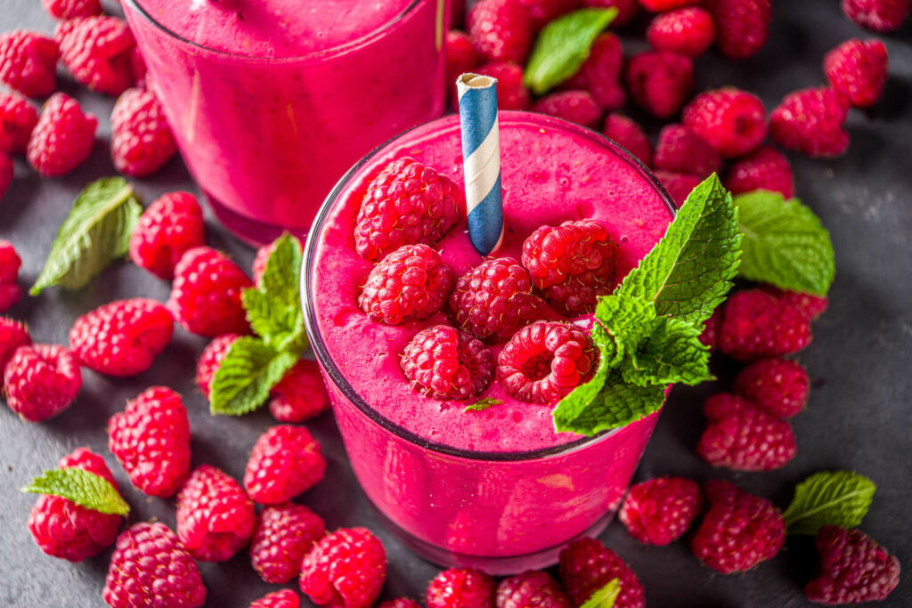 Himbeer-Smoothies