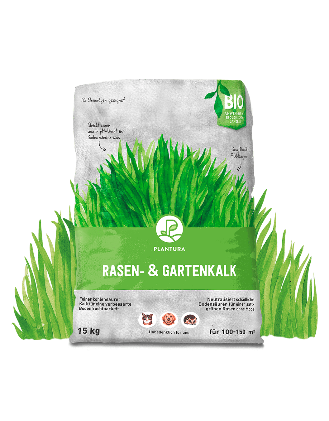 Bio-Rasen- & Gartenkalk 15 kg